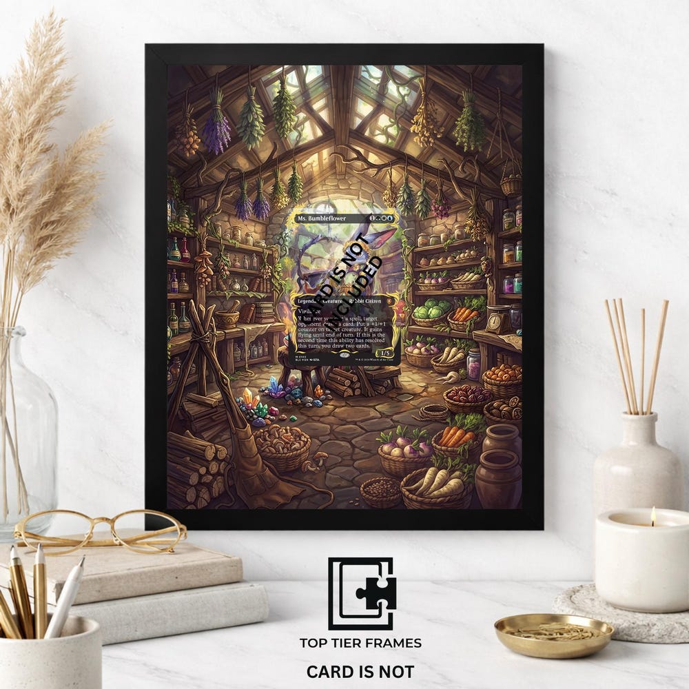 Ms. Bumbleflower PSA CGC Beckett | Extended Art Display Frame for MTG Card