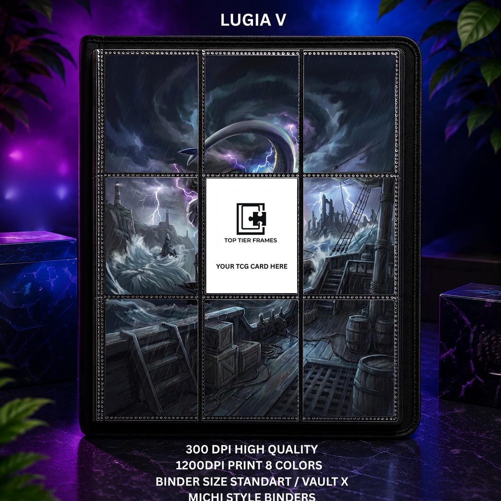 Lugia V 186 Silver Tempest Binder Insert | 9 Pocket Page for Pokemon Card