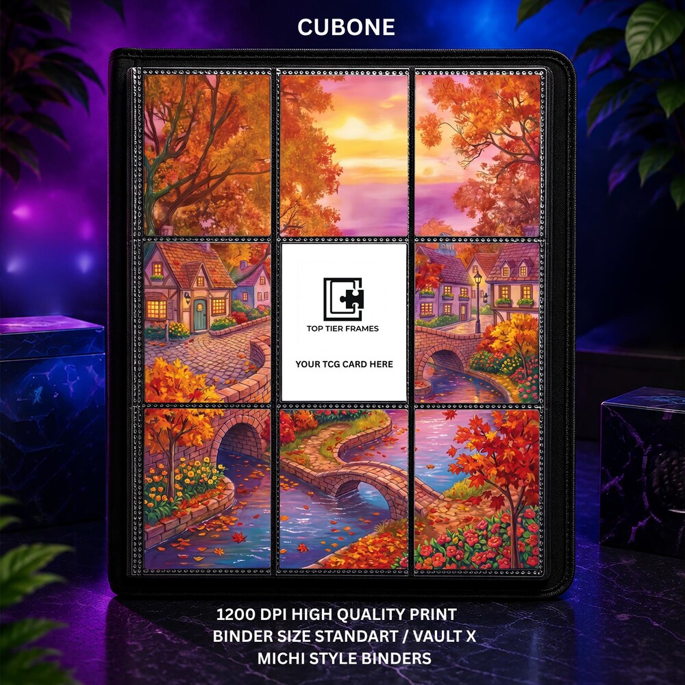 Cubone 407 Gem Pack 3 Binder Insert | 9 Pocket Page for Pokemon Card