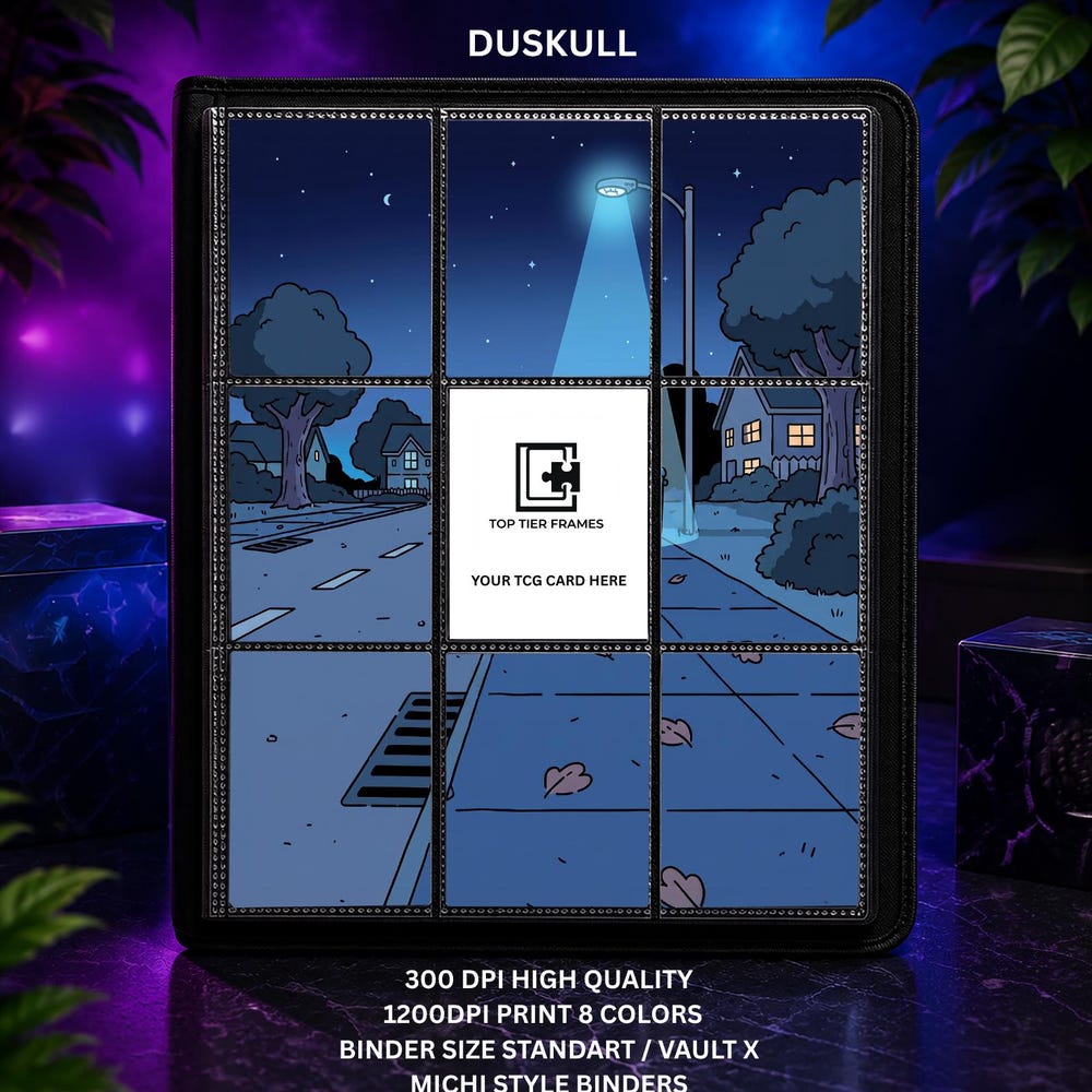 Duskull 68 Shrouded Fable Binder Insert | 9 Pocket Page for Pokemon Card