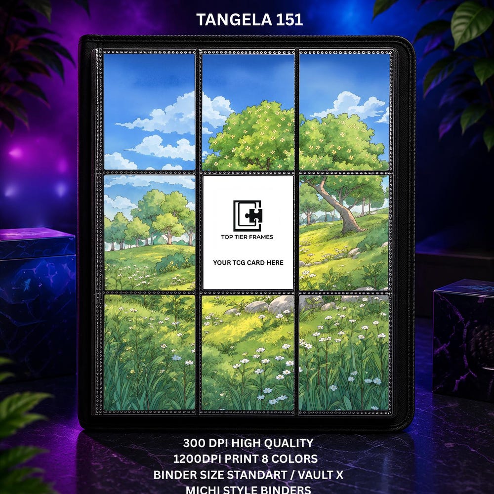 Tangela #178 Extended Art Binder Insert | Scarlet & Violet 151 (No Cutting)