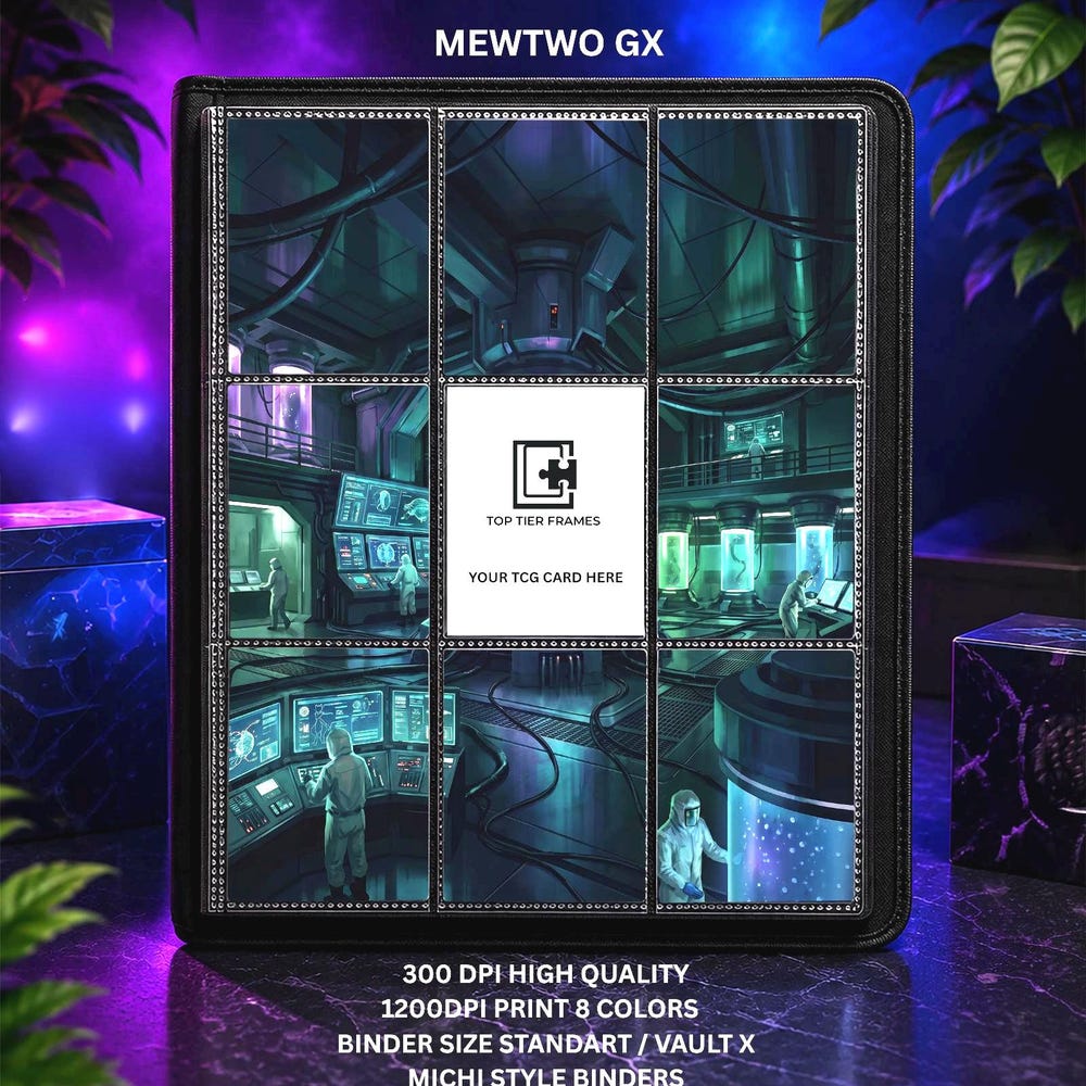 Mewtwo GX 78 Shining Legends Binder Insert | 9 Pocket Page for Pokemon Card