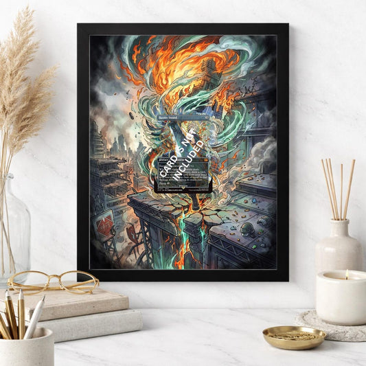 Buster Sword MTG Display Frame for Trading Cards | Card Display Case | Raw or Graded Slab Holder | 8x10 or 5x7 | Top Tier Frames