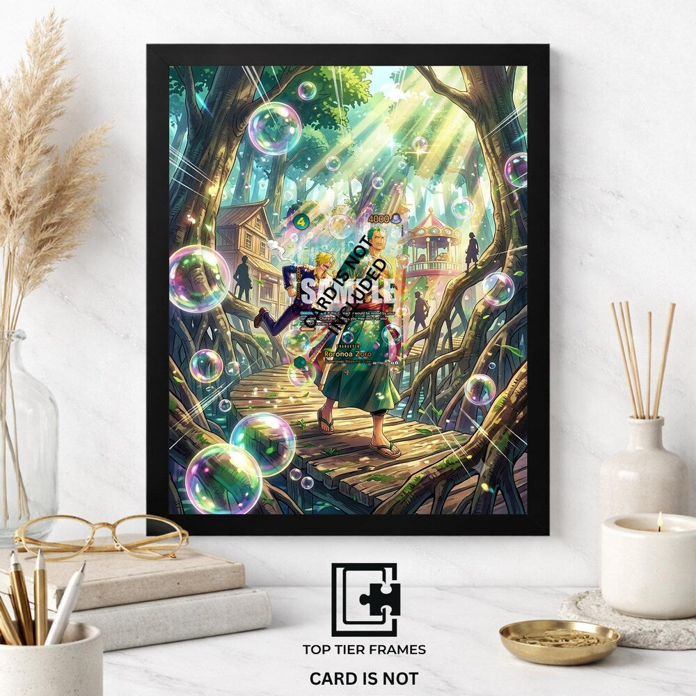 Roronoa Zoro PSA CGC Beckett | Extended Art Display Frame for OPTCG