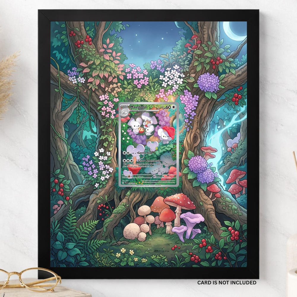 Maushold 226 Paldea Evolved PSA CGC | Extended Art Display Frame for Pokemon Card