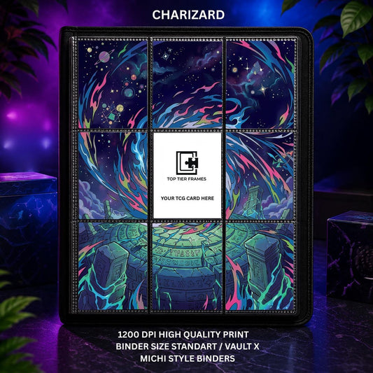 Mega Charizard X EX 23 Binder Insert | 9 Pocket Page for Pokemon Card