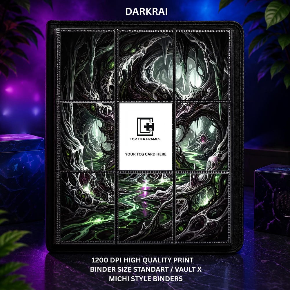 Mega Darkrai EX 116 Binder Insert | 9 Pocket Page for Pokemon Card