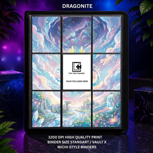 Mega Dragonite ex 290 Binder Insert | 9 Pocket Page for Pokemon Card