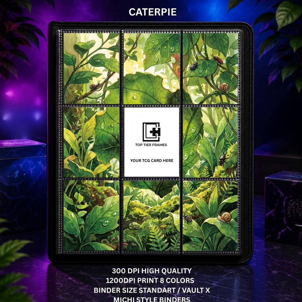Caterpie 172 SV 151 Binder Insert | 9 Pocket Page for Pokemon Card