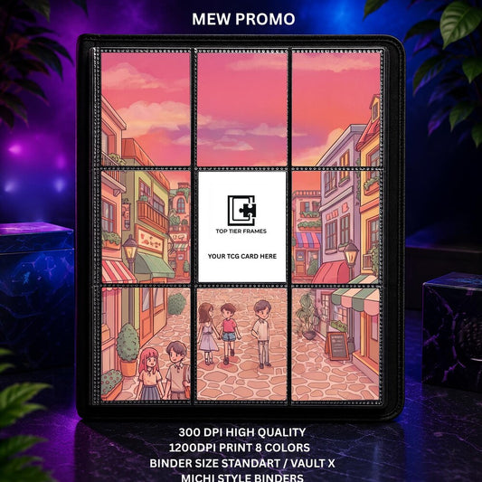 Mew ex 53 Promo Binder Insert | 9 Pocket Page for Pokemon Card