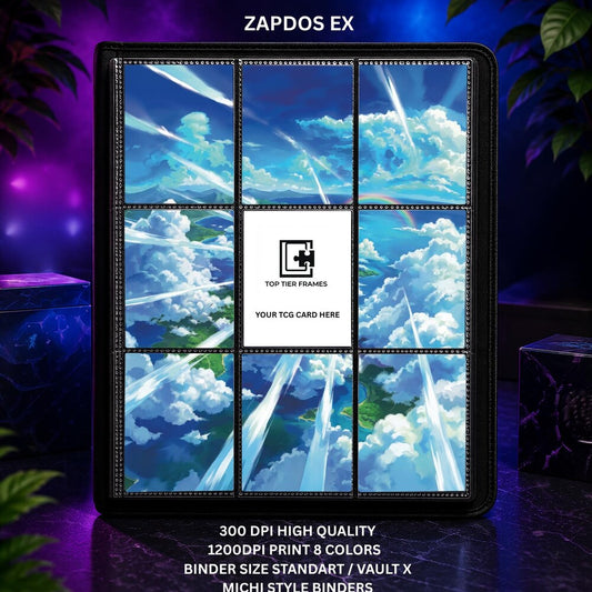 Zapdos EX #202 Extended Art Binder Insert | Scarlet & Violet 151 (No Cutting)