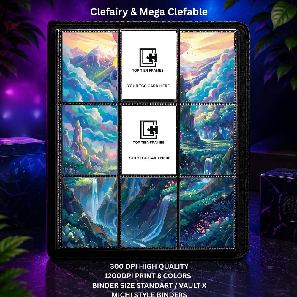 Clefairy 94 Mega Evolution Binder Insert | 9 Pocket Page for Pokemon Card