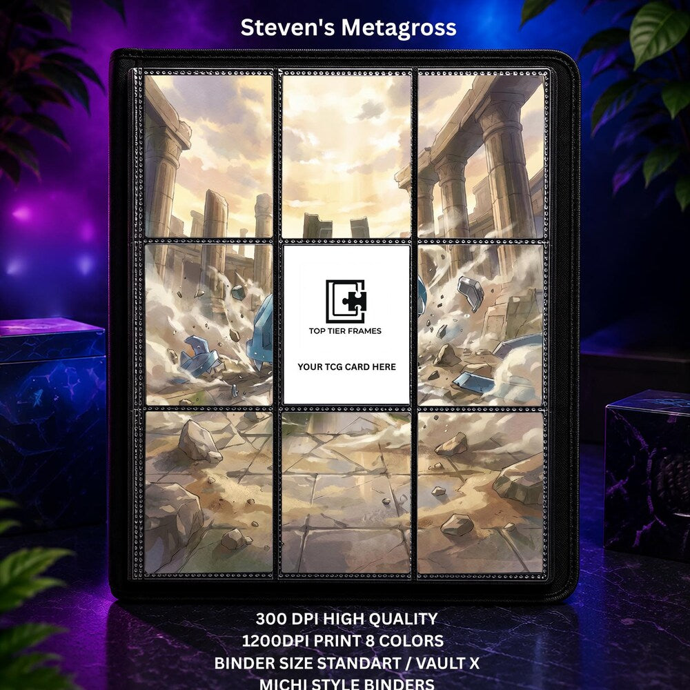 Steven's Metagross ex 289 Binder Insert | 9 Pocket Page for Pokemon Card