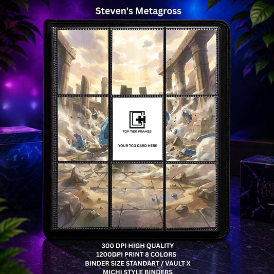 Steven's Metagross ex 289 Binder Insert | 9 Pocket Page for Pokemon Card