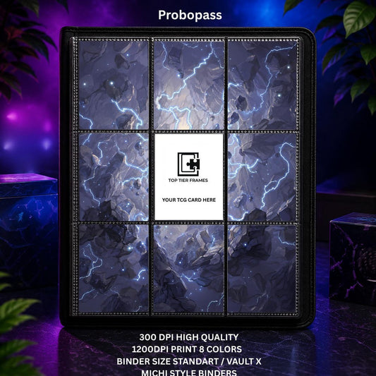 Probopass #96 Extended Art Binder Insert | Magnetic Terrain Scene (No Cutting)