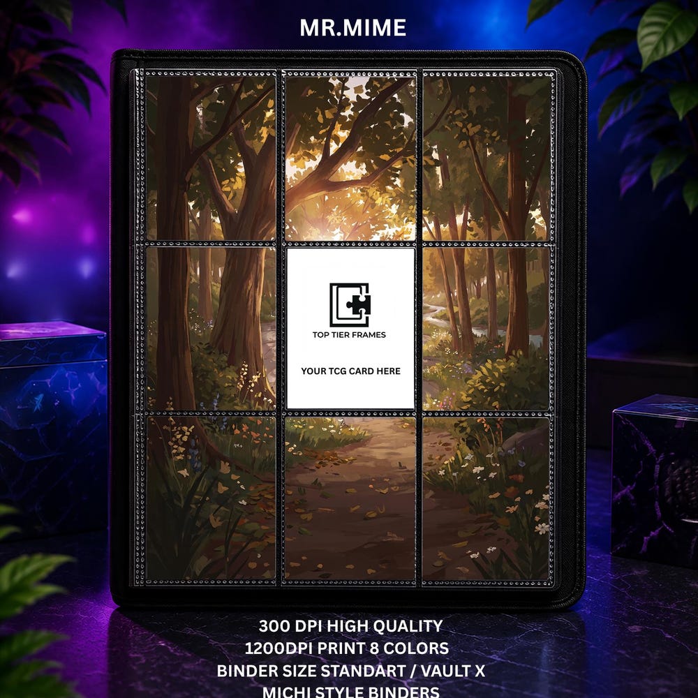 Mr. Mime #179 Extended Art Binder Insert | Scarlet & Violet 151 | Printed 9 Pocket Page