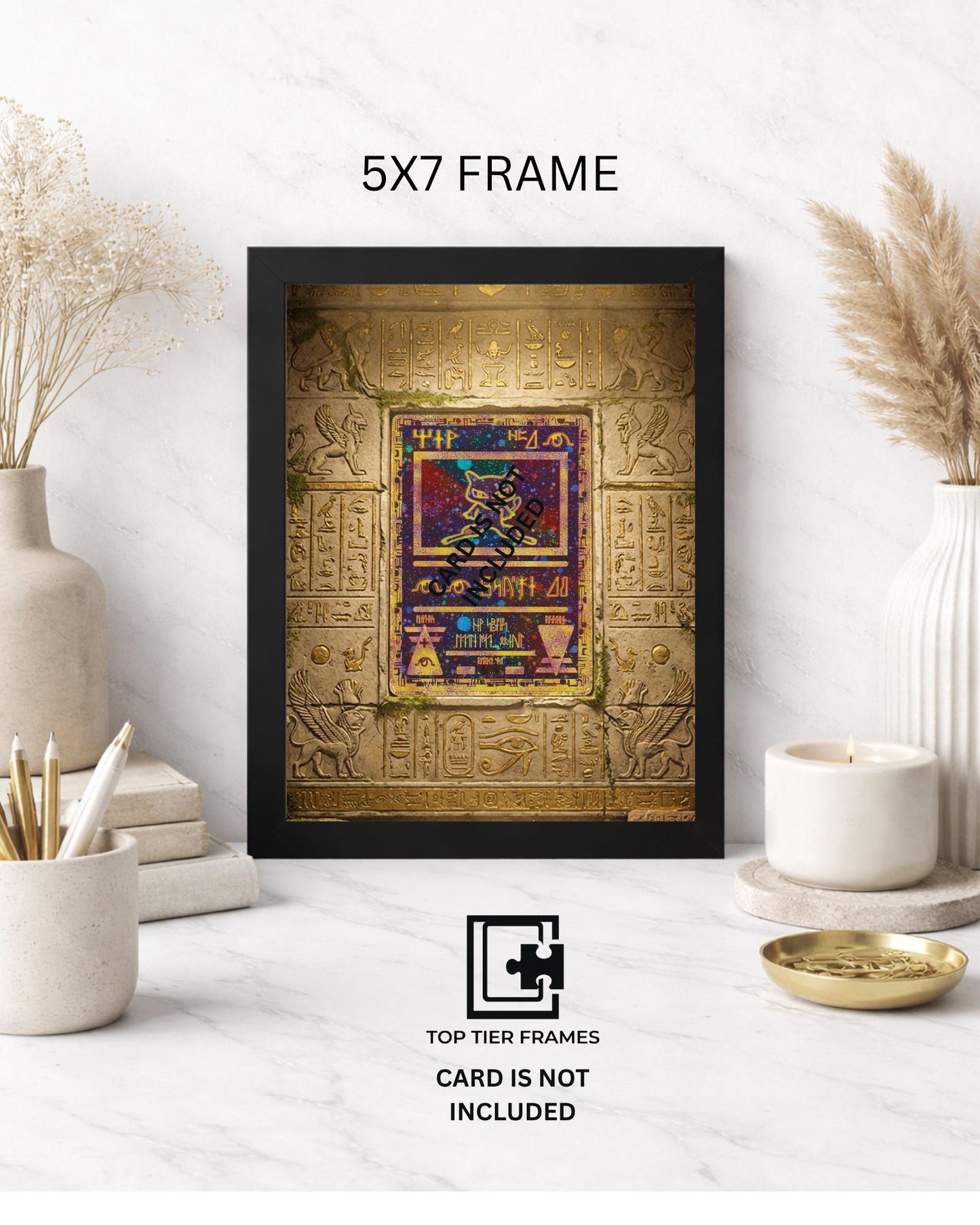 Premium Frame for Ancient Mew Promo | 8x10 / 5x7 Graded Slab or Raw Card Display | Extended Art Wall Decor