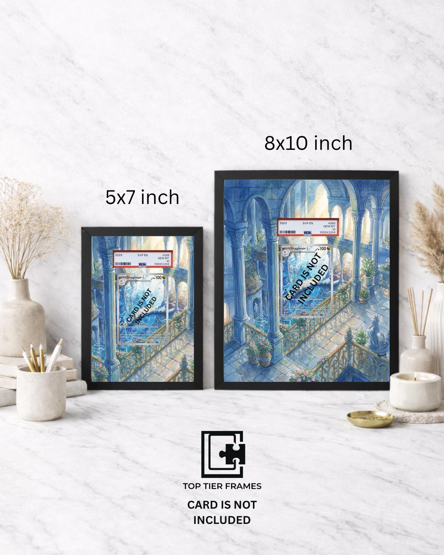 Premium Frame for Dragonair 181/165 | 8x10 / 5x7 Graded Slab or Raw Card Display | Extended Art Wall Decor