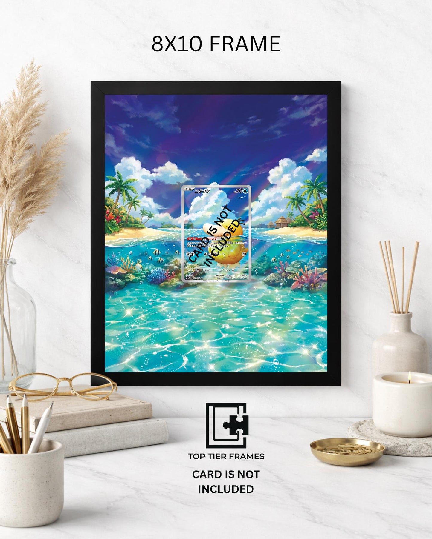 Premium Frame for Psyduck 226/217 | 8x10 / 5x7 Graded Slab or Raw Card Display | Extended Art Wall Decor