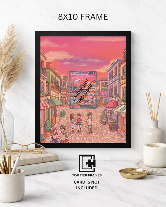 Premium Frame for Mew 053 Promo | 8x10 / 5x7 Graded Slab or Raw Card Display | Extended Art Wall Decor