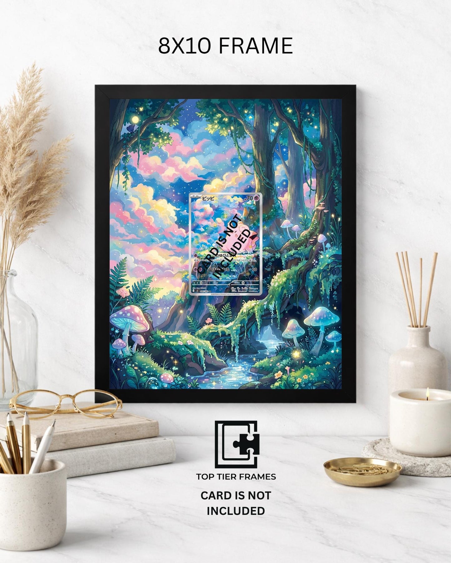 Clefairy 094/088 Pokémon TCG card display frame - extended art wall decor