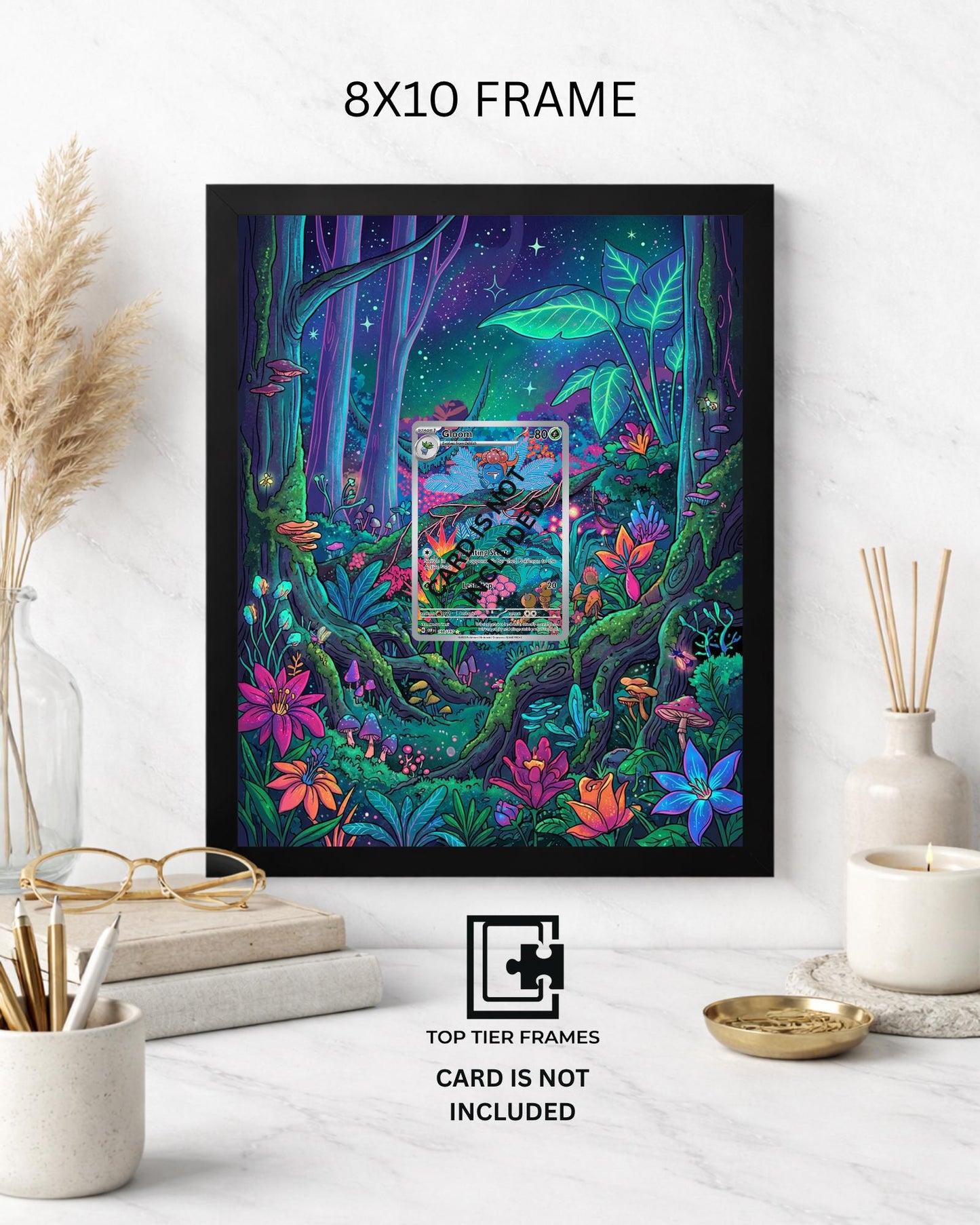 Gloom 198/197 Pokémon TCG card display frame - extended art wall decor