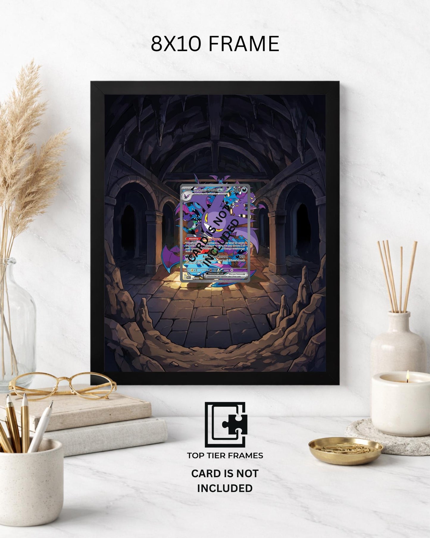 Premium Frame for Crobat 234/182 | 8x10 / 5x7 Graded Slab or Raw Card Display | Extended Art Wall Decor