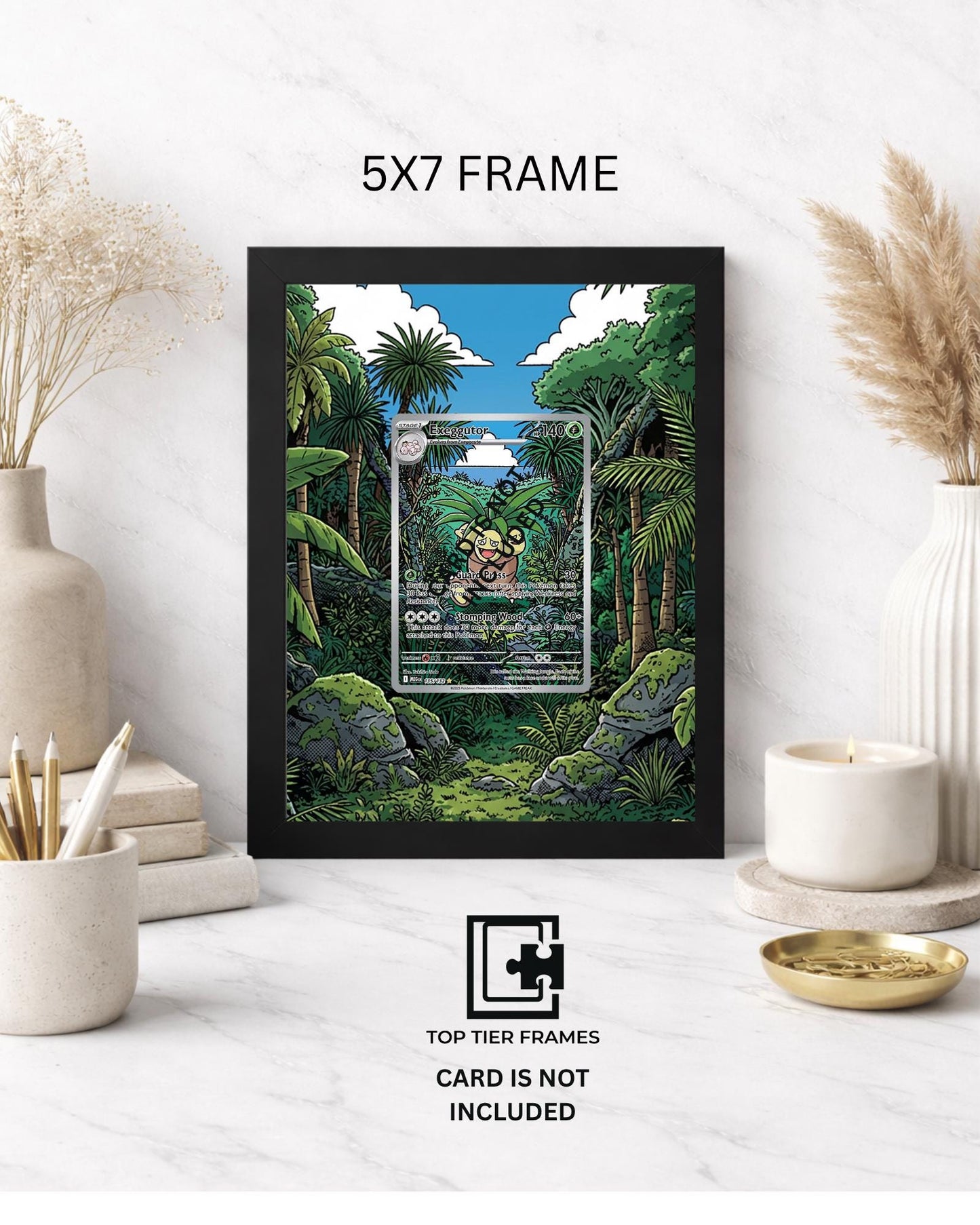 Premium Frame for Exeggutor 135/132 | 8x10 / 5x7 Graded Slab or Raw Card Display | Extended Art Wall Decor