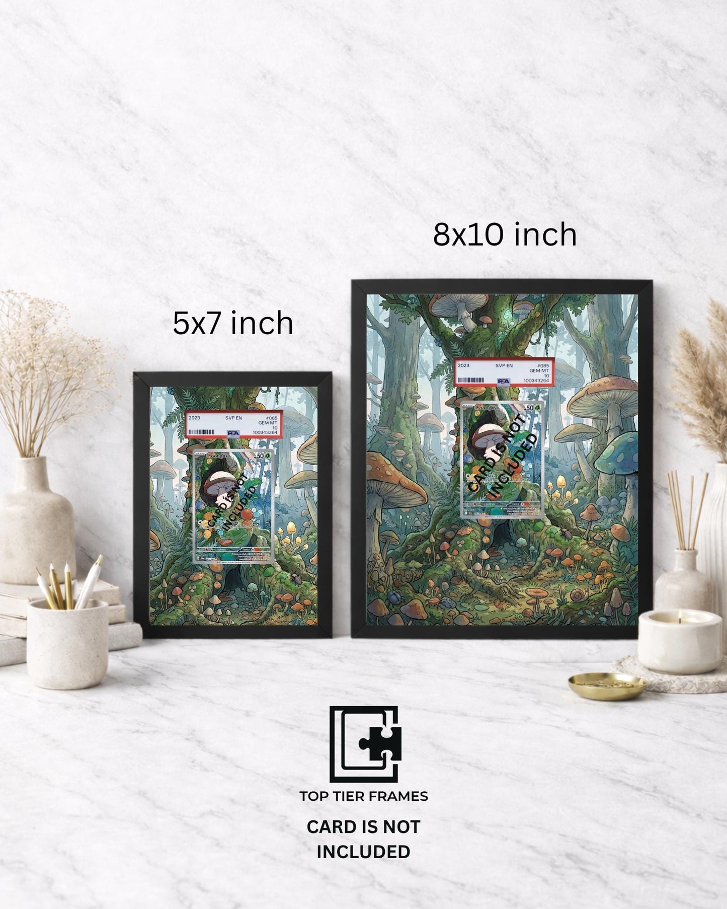 Premium Frame for Foongus | 8x10 / 5x7 Graded Slab or Raw Card Display | Extended Art Wall Decor