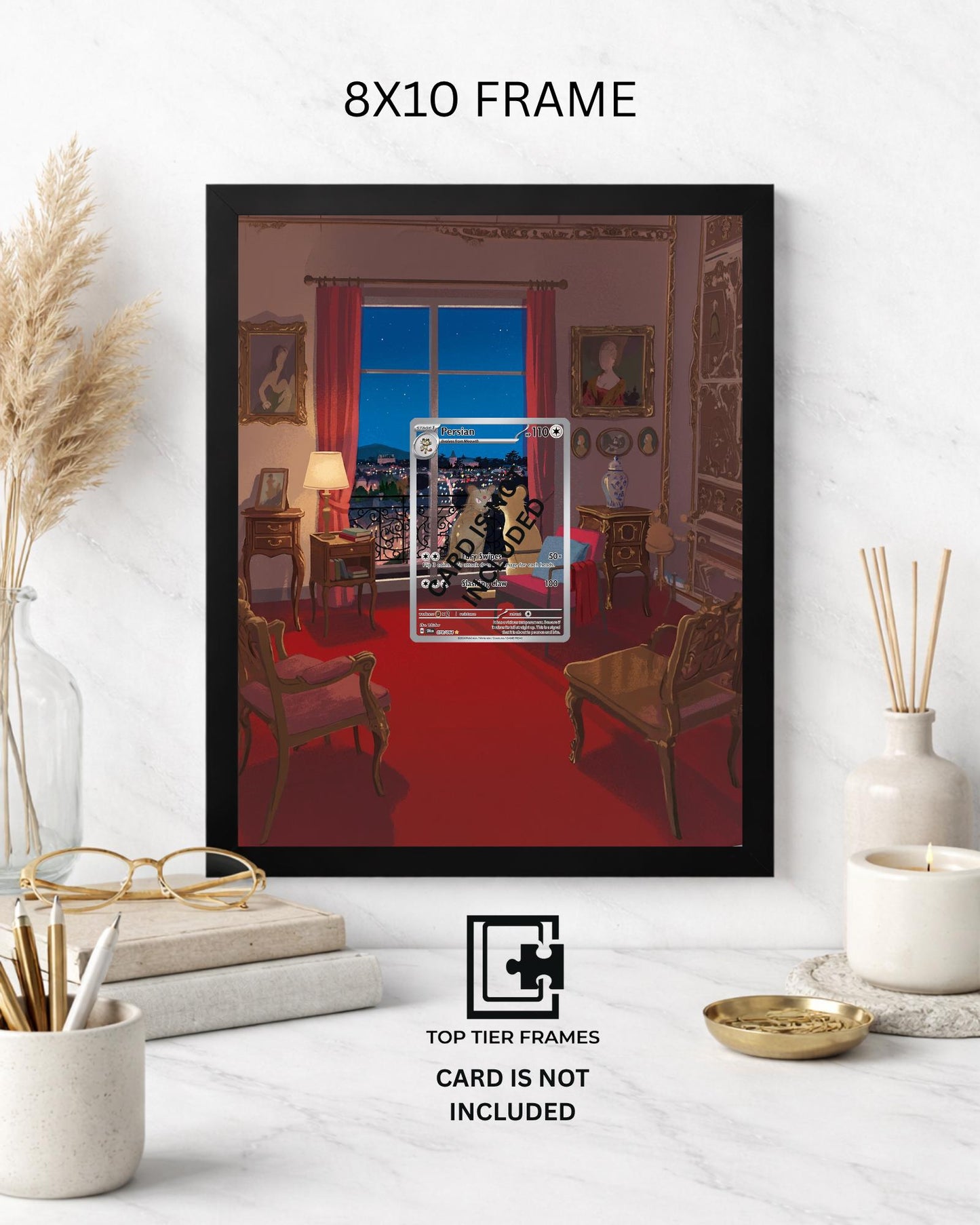 Premium Frame for Persian 078/064 | 8x10 / 5x7 Graded Slab or Raw Card Display | Extended Art Wall Decor