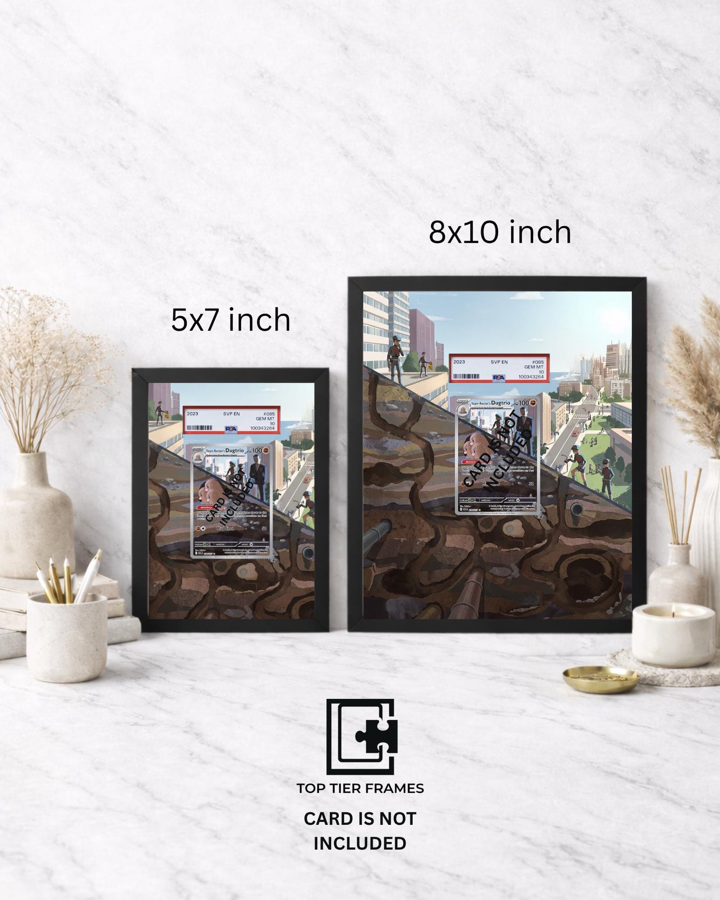 Premium Frame for Dugtrio 239/217 | 8x10 / 5x7 Graded Slab or Raw Card Display | Extended Art Wall Decor