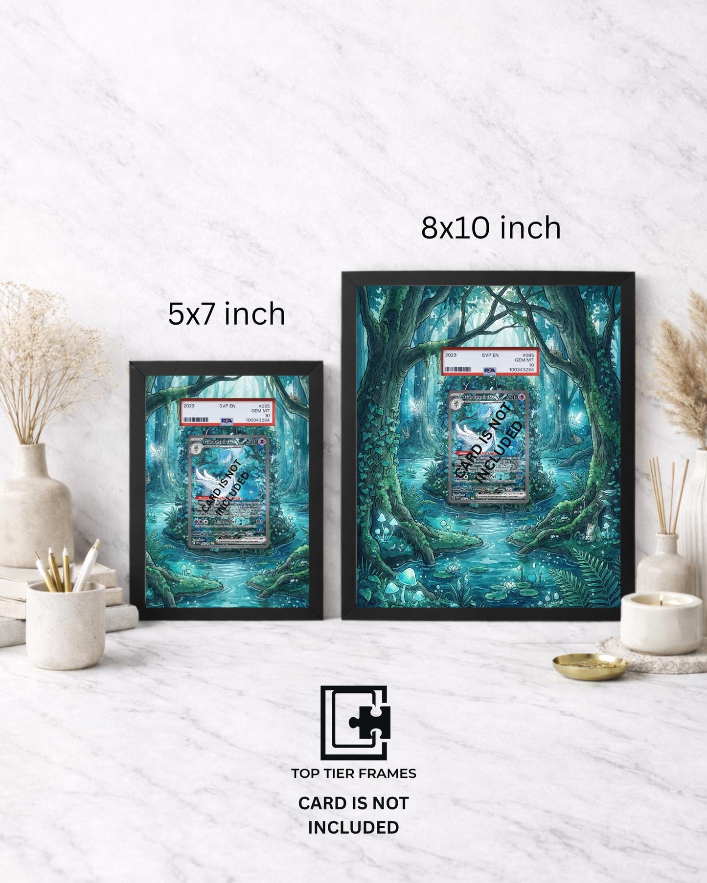 Premium Frame forGardevoir 233/091 / 5x7 Graded Slab or Raw Card Display | Extended Art Wall Decor