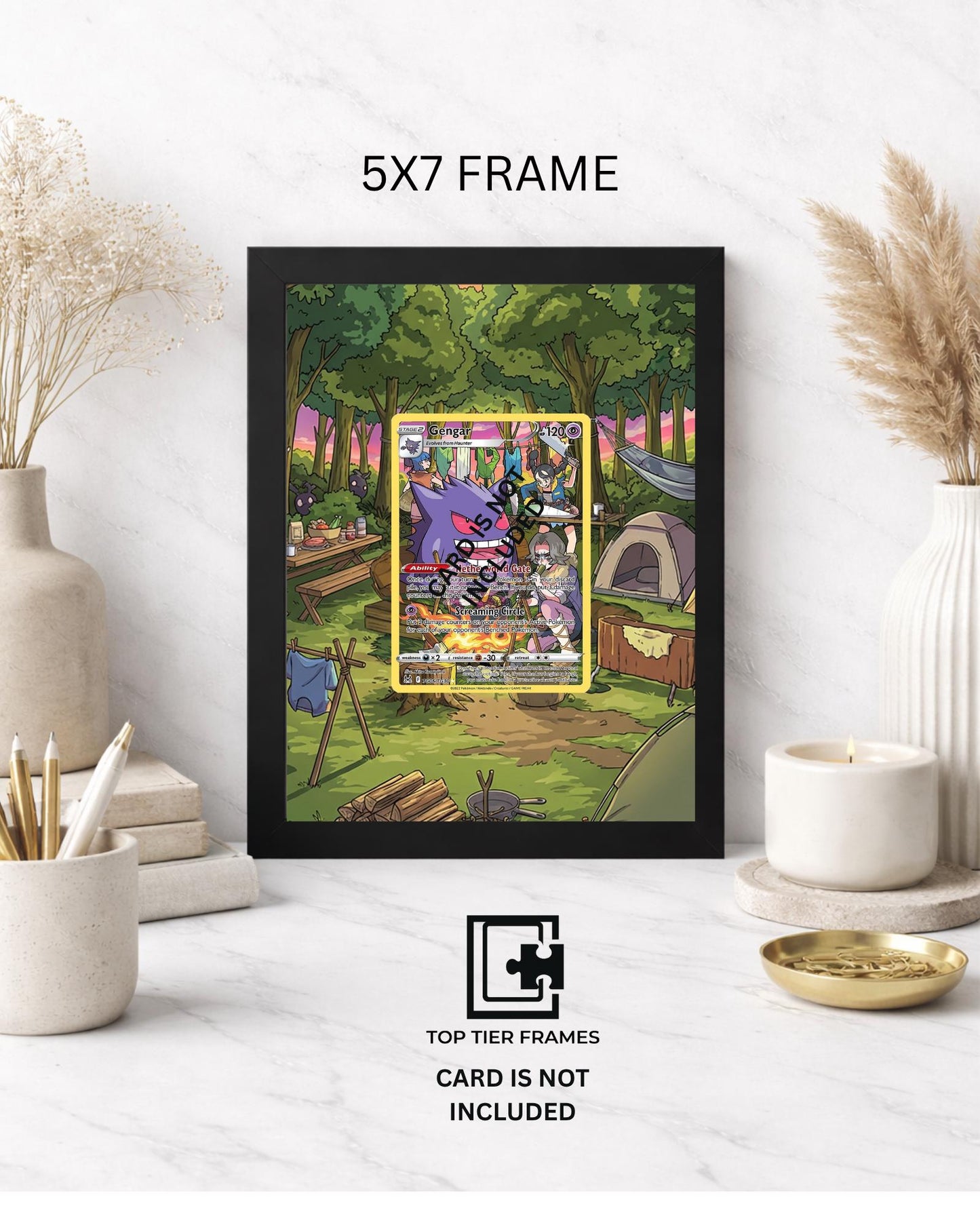 Premium Frame for GengarTG06/TG30 | 8x10 / 5x7 Graded Slab or Raw Card Display | Extended Art Wall Decor