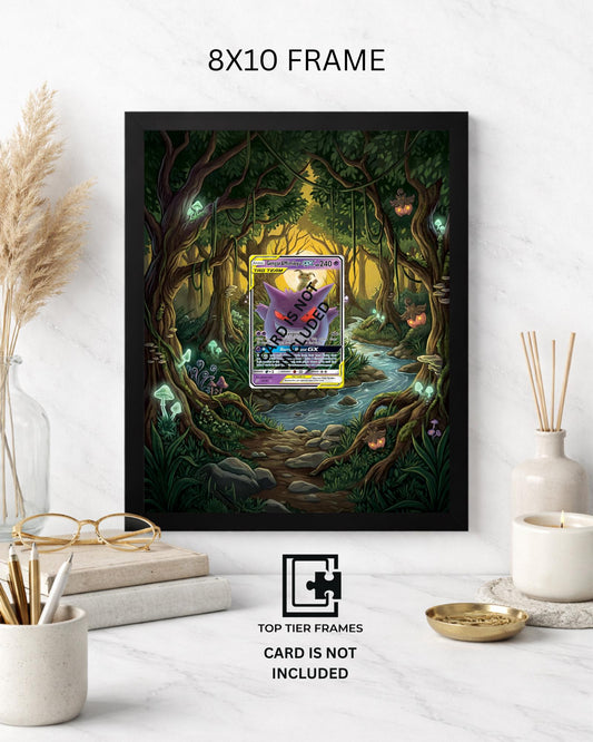 Premium Frame for Gengar Mimikyu GX | 8x10 / 5x7 Graded Slab or Raw Card Display | Extended Art Wall Decor