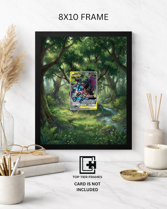 Premium Frame for Greninja and Zoroark | 8x10 / 5x7 Graded Slab or Raw Card Display | Extended Art Wall Decor