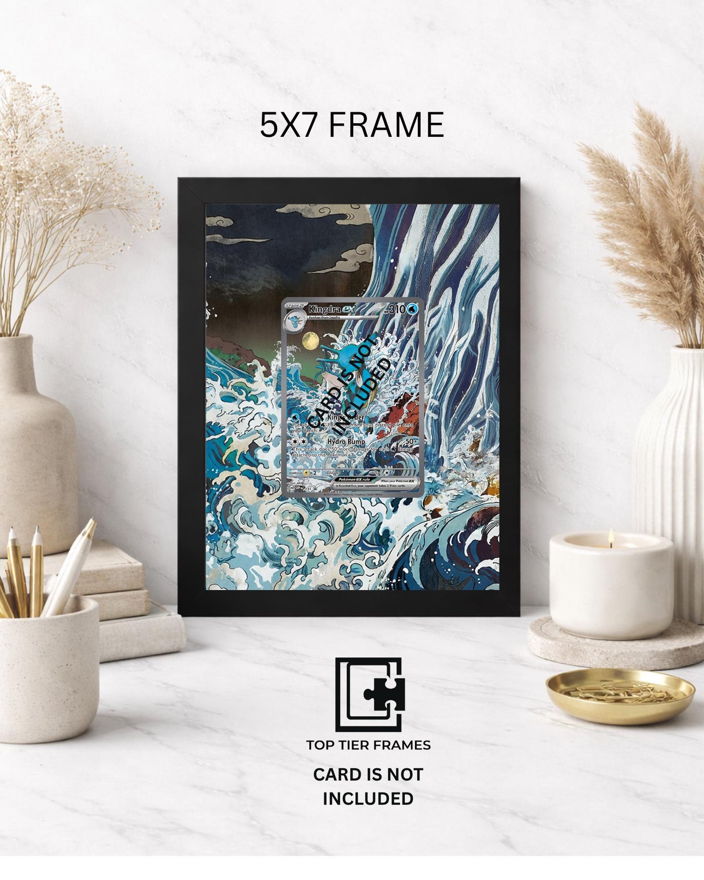 Premium Frame for Kingdra 131 Promo | 8x10 / 5x7 Graded Slab or Raw Card Display | Extended Art Wall Decor