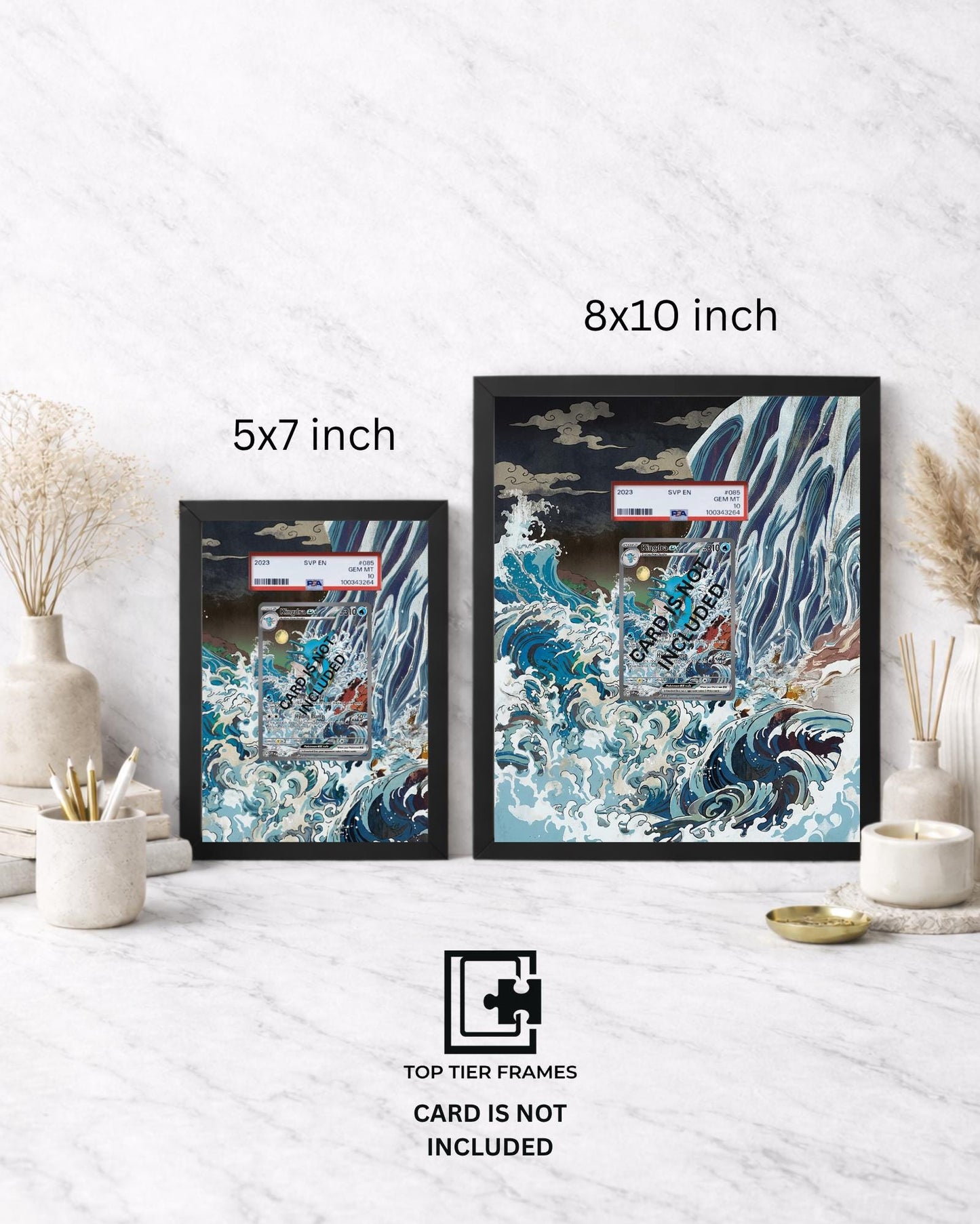 Premium Frame for Kingdra 131 Promo | 8x10 / 5x7 Graded Slab or Raw Card Display | Extended Art Wall Decor