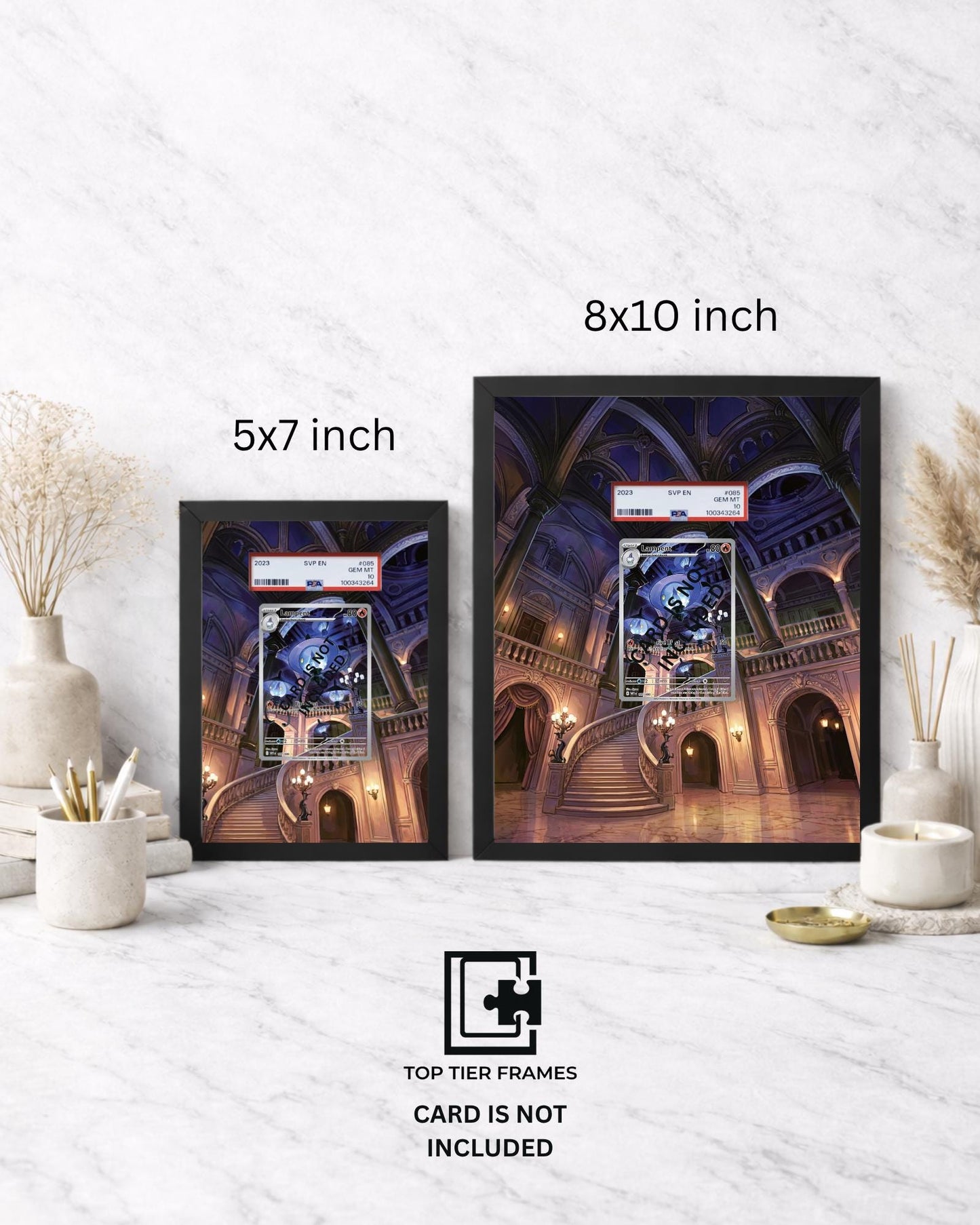 Premium Frame for Lampent 102/086 | 8x10 / 5x7 Graded Slab or Raw Card Display | Extended Art Wall Decor