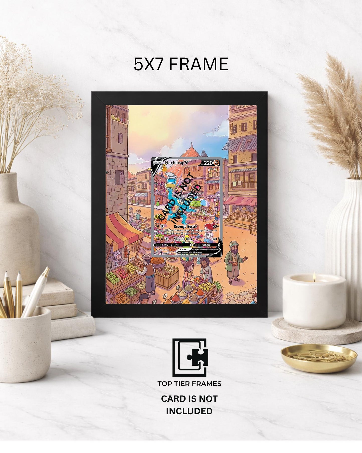 Premium Frame for Machamp V 172/189 | 8x10 / 5x7 Graded Slab or Raw Card Display | Extended Art Wall Decor