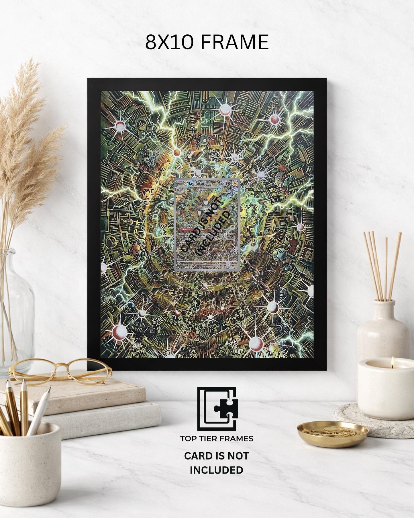 Premium Frame for Magneton 159 Promo | 8x10 / 5x7 Graded Slab or Raw Card Display | Extended Art Wall Decor