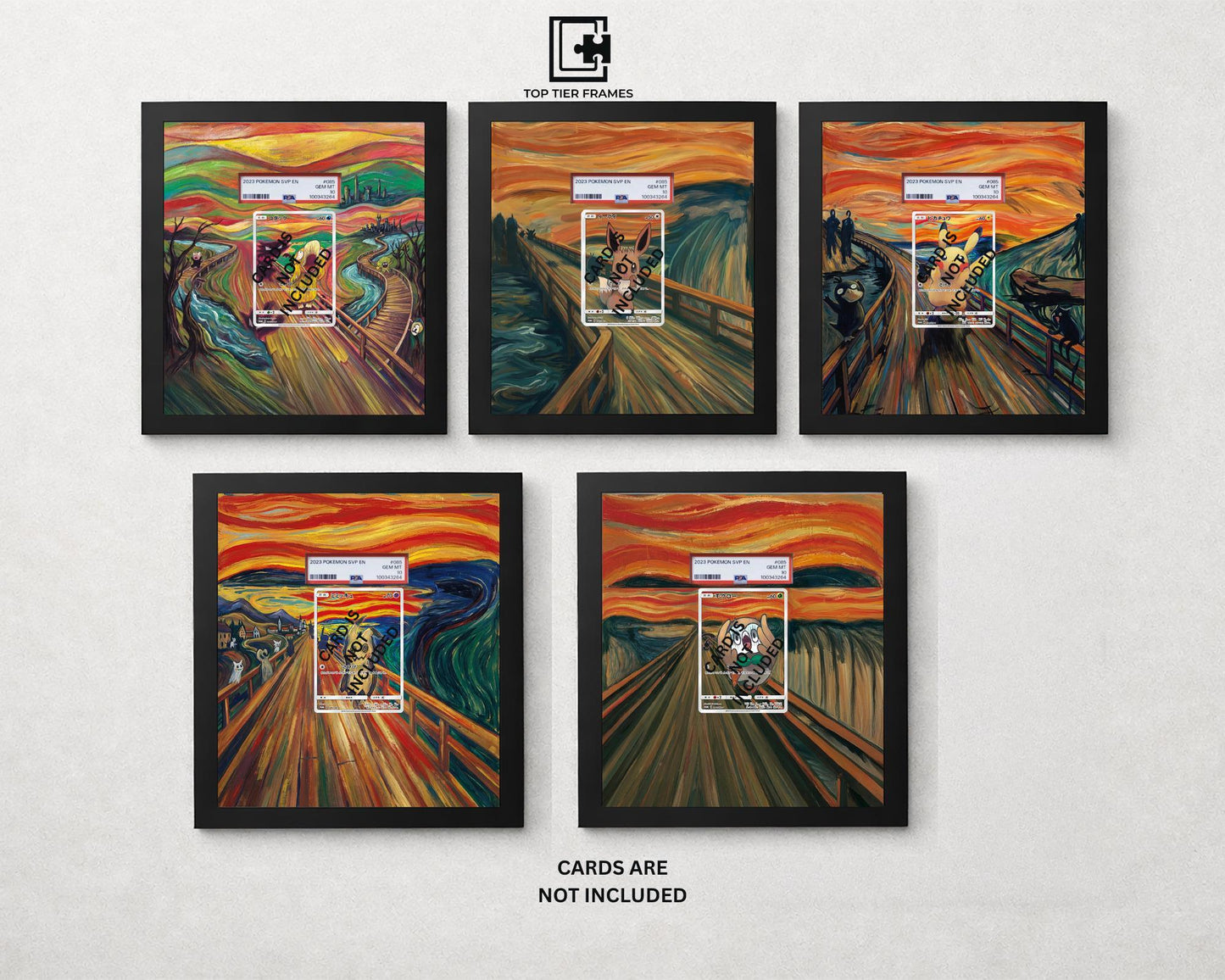 Premium Frame for Scream Collection Japanese Promo | 8x10 / 5x7 Graded Slab or Raw Card Display | Extended Art Wall Decor
