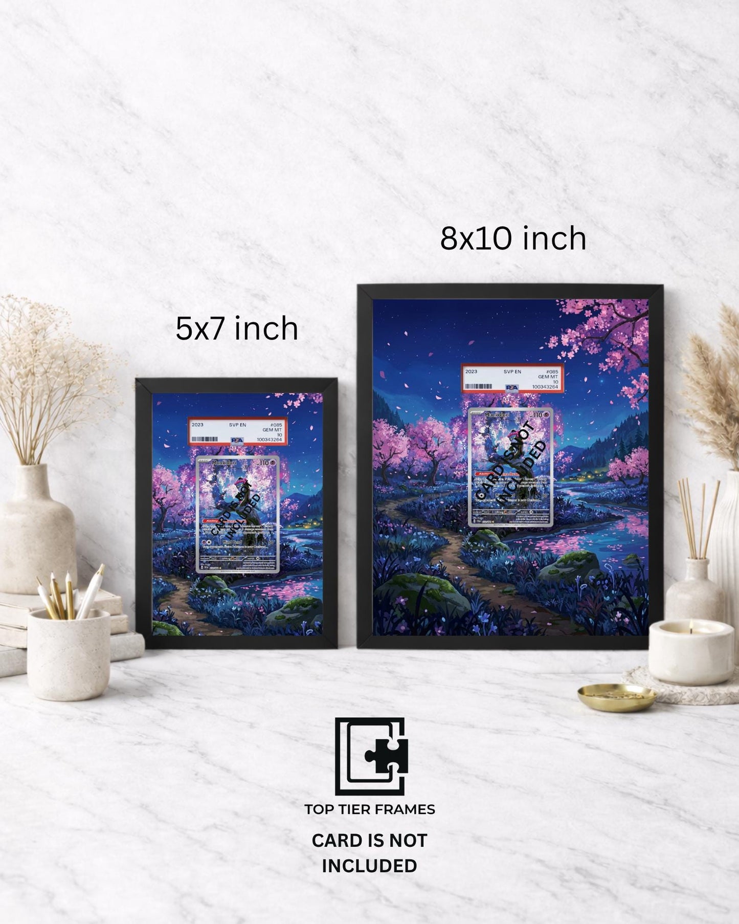 Premium Frame for Munkidori 072/064 | 8x10 / 5x7 Graded Slab or Raw Card Display | Extended Art Wall Decor