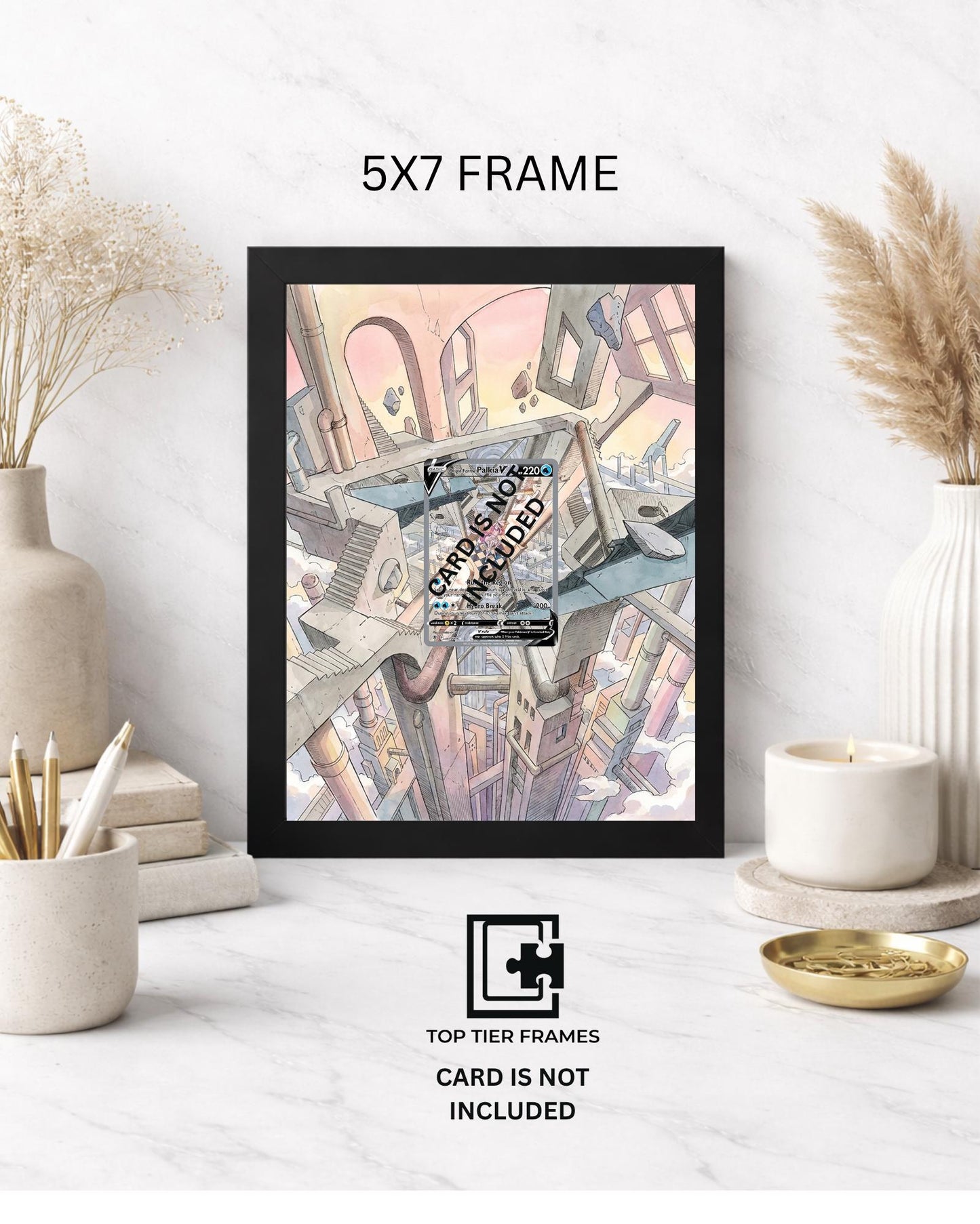 Premium Frame for Origin Forme Palkia V 167/189 | 8x10 / 5x7 Graded Slab or Raw Card Display | Extended Art Wall Decor