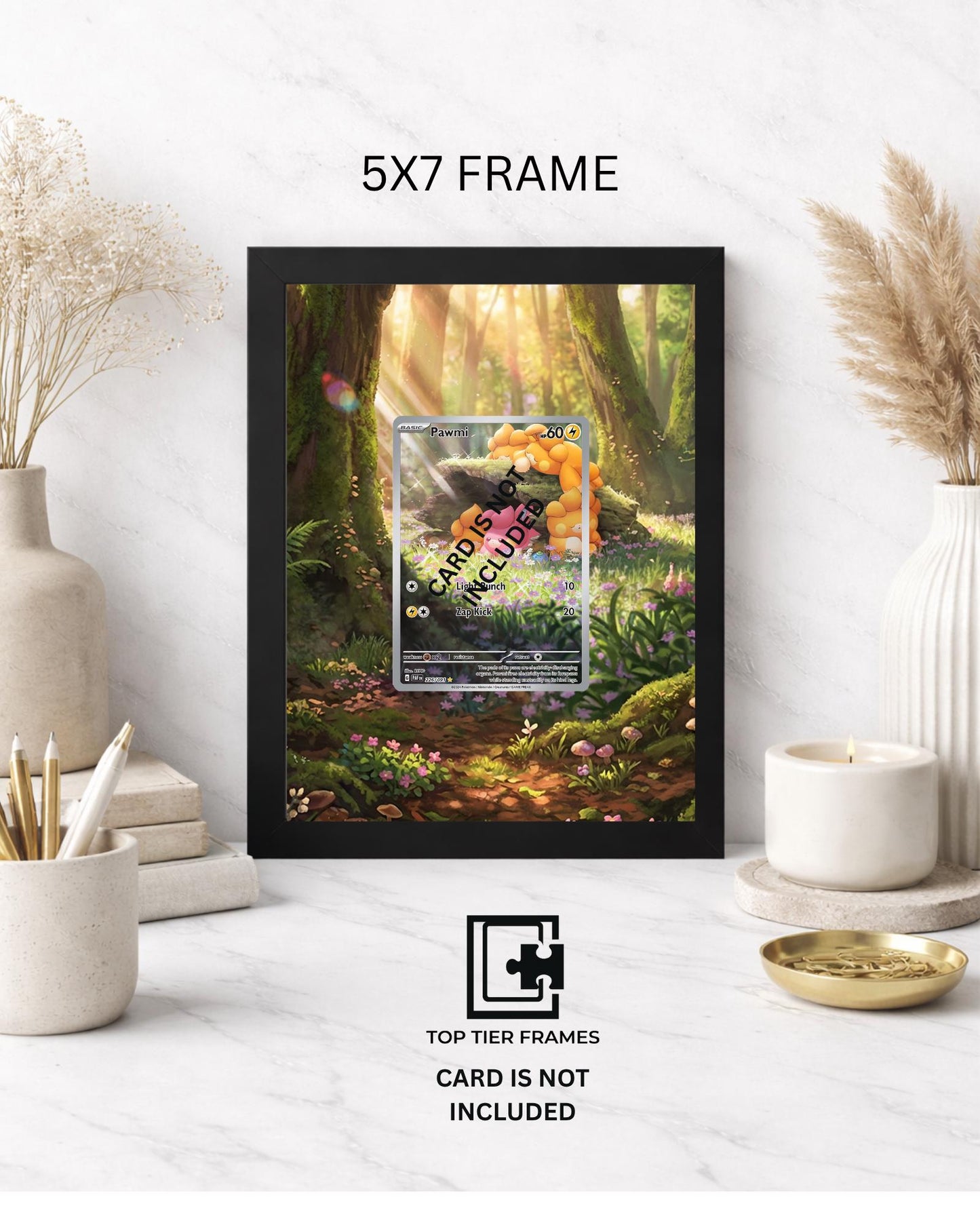 Premium Frame for Pawmi 226/091 | 8x10 / 5x7 Graded Slab or Raw Card Display | Extended Art Wall Decor