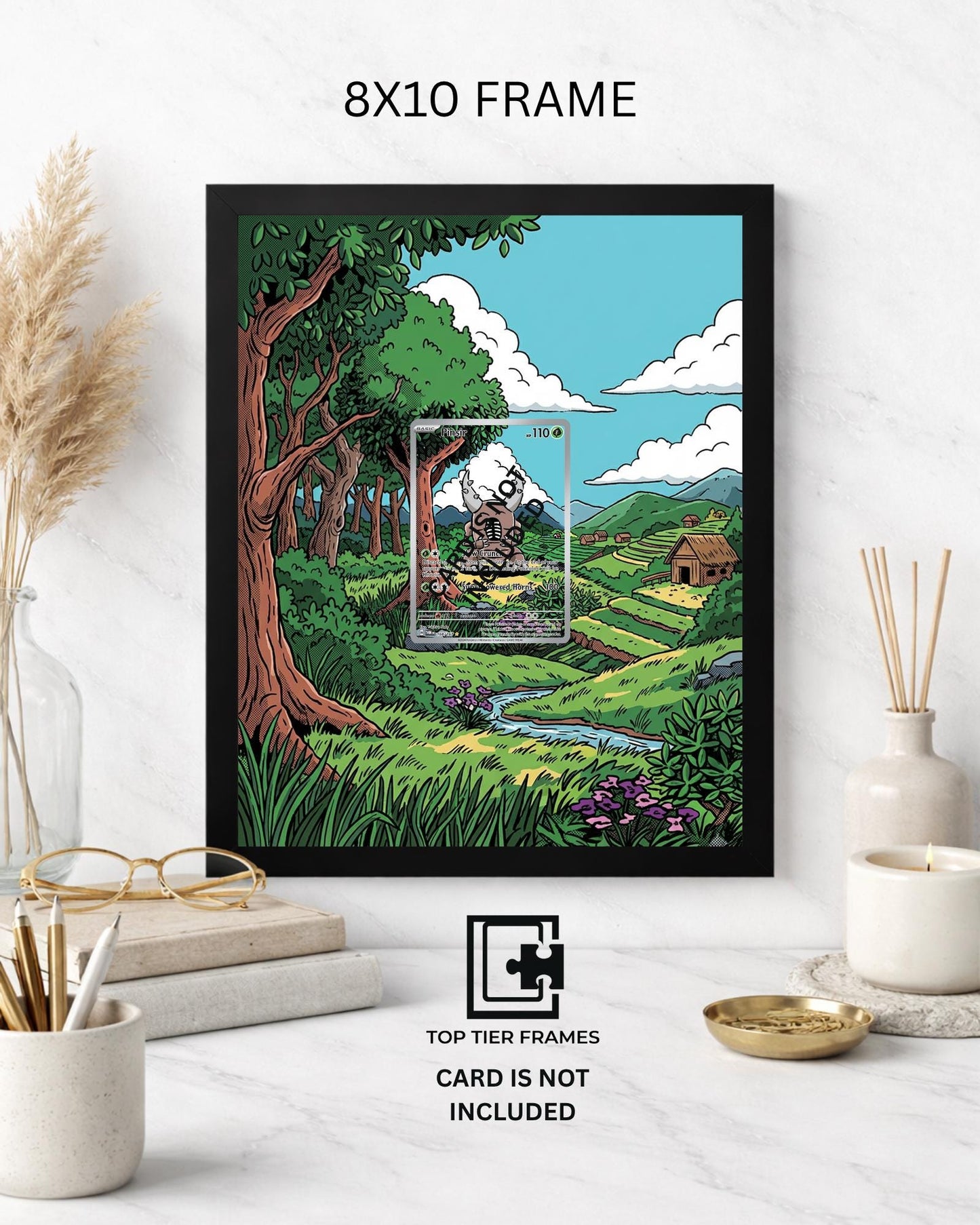 Pinsir 168/167 Pokémon TCG card display frame - extended art wall decor