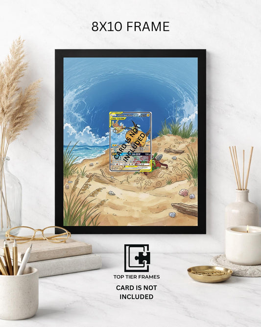 Premium Frame for Raichu GX | 8x10 / 5x7 Graded Slab or Raw Card Display | Extended Art Wall Decor