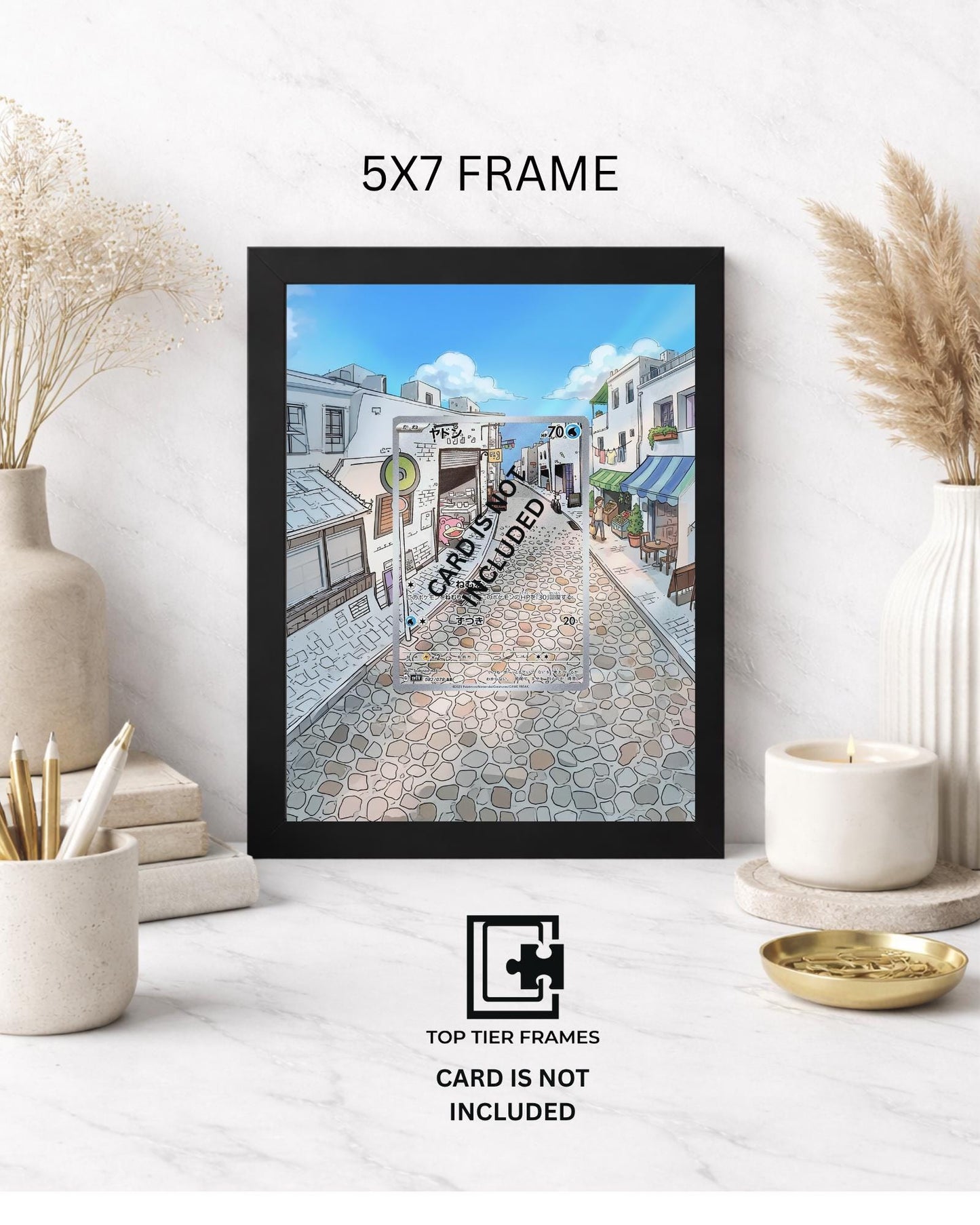 Premium Frame for Slowpoke 204/198 | 8x10 / 5x7 Graded Slab or Raw Card Display | Extended Art Wall Decor
