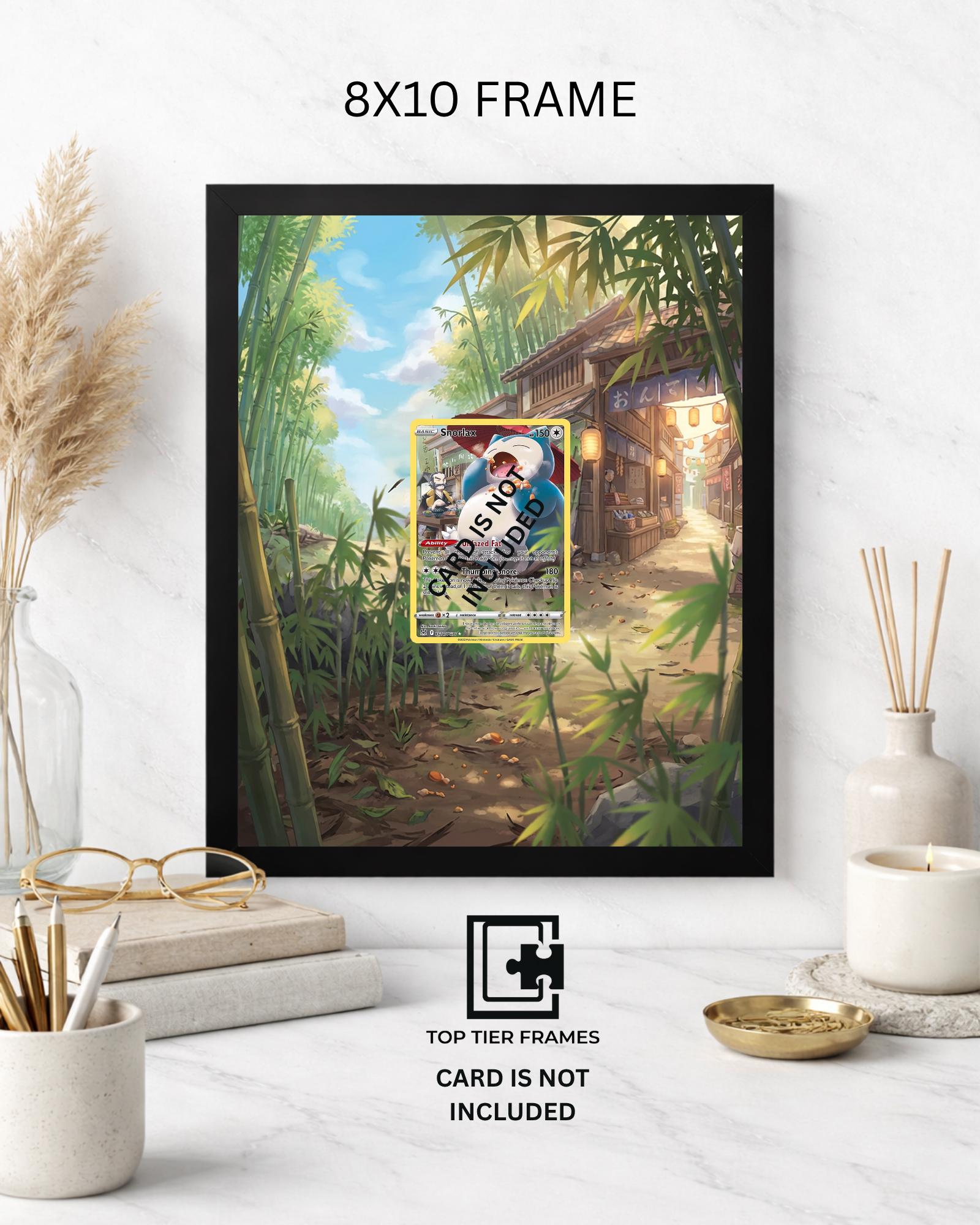 Snorlax TG10/TG30 Pokémon TCG card display frame - extended art wall decor
