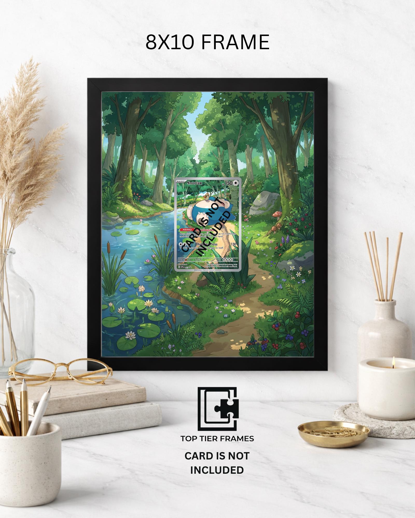 Snorlax Promo 051 Pokémon TCG card display frame - extended art wall decor