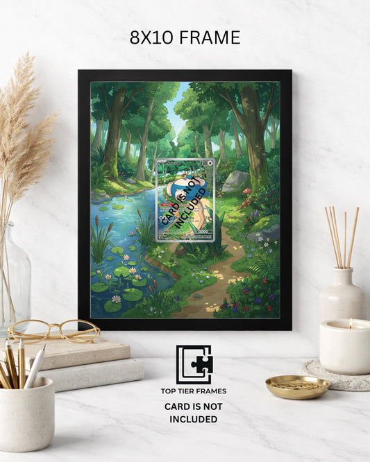 Snorlax Promo 051 Pokémon TCG card display frame - extended art wall decor